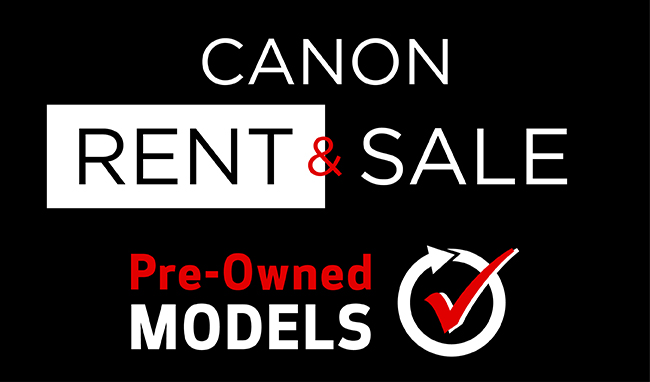 Canon Rent & Sale