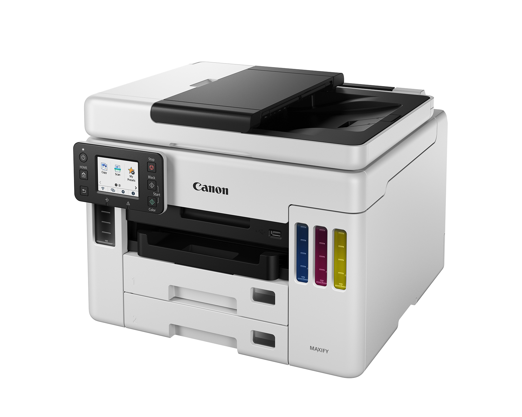 Nueva!!! Fotocopiadora-Impresora-Escaner Color Maxifi G-7010 Canon 45ppm  NEGRO y 25ppm COLOR – Duplex-Doble Bandeja+Wifi+Ethernet – Serofic